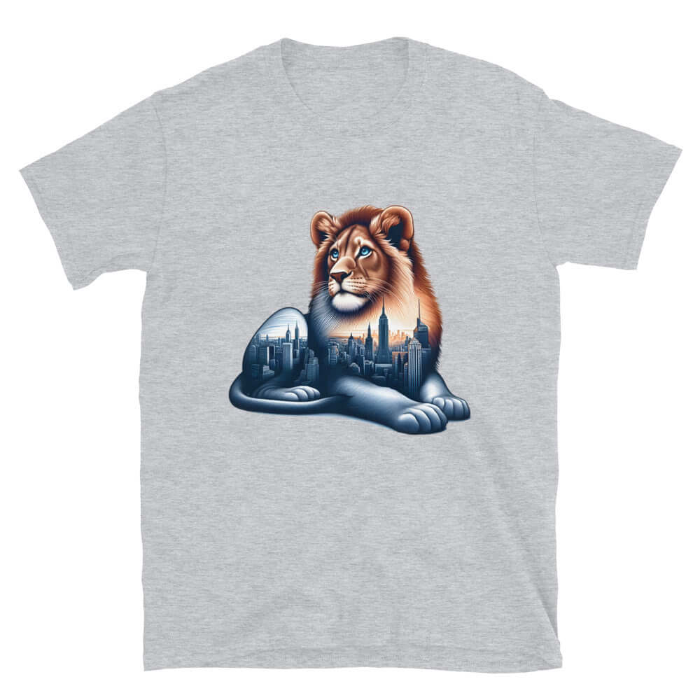 New York Lion - Animal Art Apparel Short-Sleeve Unisex T-Shirt