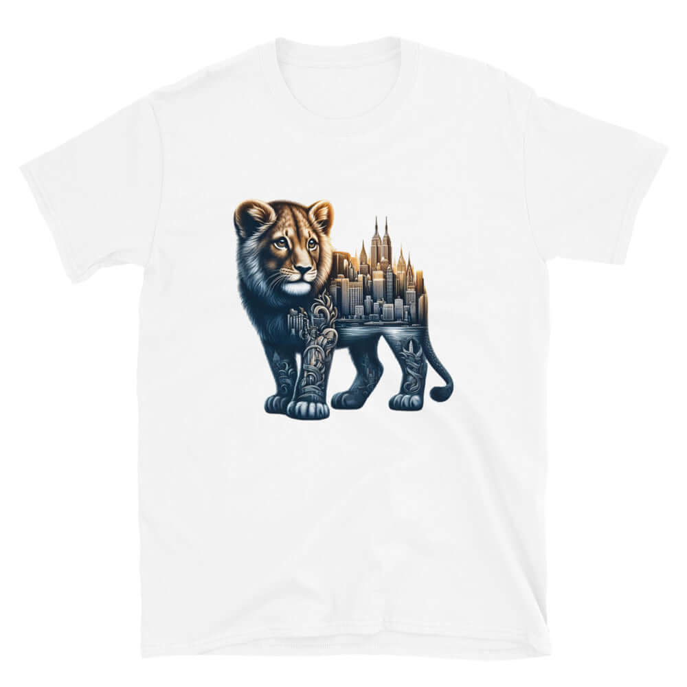 New York Lion - Animal Art Apparel Short-Sleeve Unisex T-Shirt