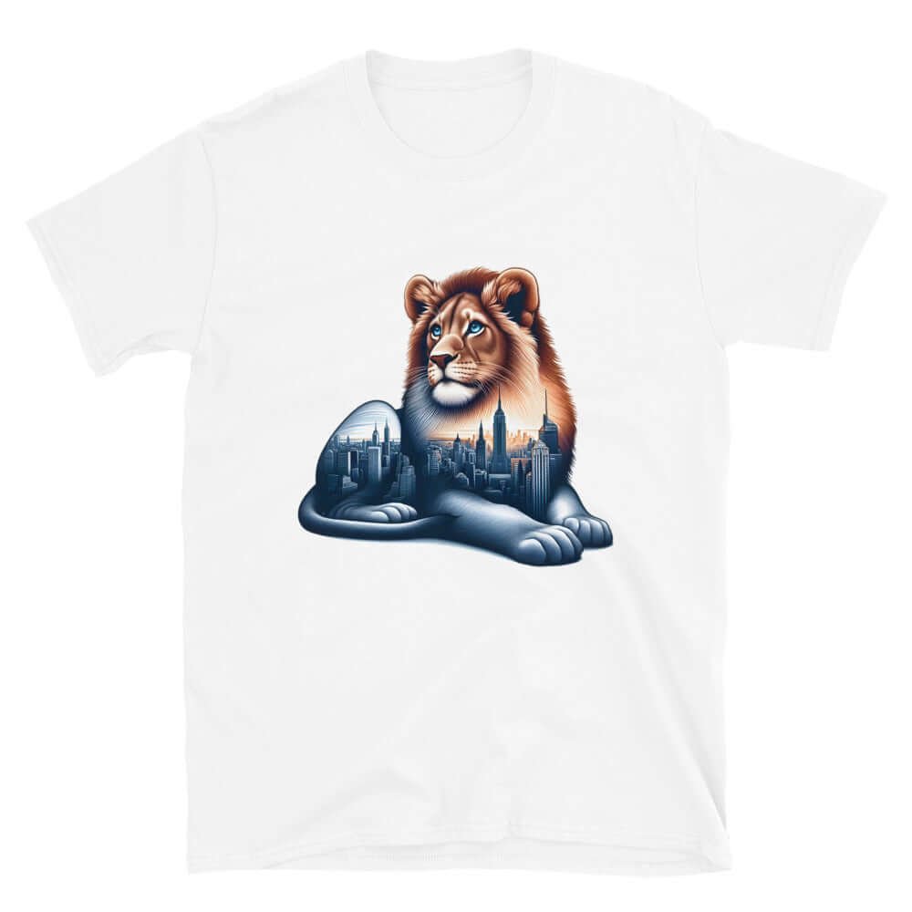 New York Lion - Animal Art Apparel Short-Sleeve Unisex T-Shirt